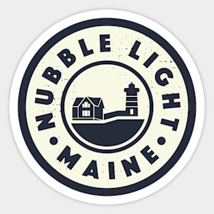 Vintage Nubble Light Circle Sticker